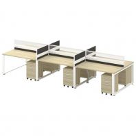Office Partition Workstation (6 Seater) Model : KT-PW77 (4560W X 1530D MM)