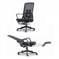 Office Executive Mesh Chair with Reclining Footrest Model : KT-DREAM(M/B)