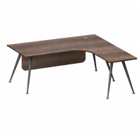L Shape Writing Table (Wooden Modesty) Model : KT-LW1518 (1500W X 1800D MM)
