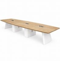 20ft Boat-Shaped Conference Table Model : KT-VEN60