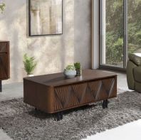 Coffee Table | Side Table (Rubber Wood) Model : KT-E8696 (1100W X 600D MM)