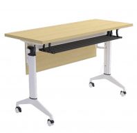 Mobile Folding Table With Built In Tray Model : KT-MIJ126 (1200W X 600D MM)