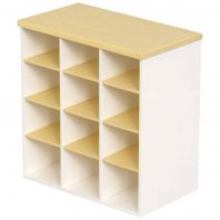 2.7ft Nixen 12 Compartment Pigeon Hole Cabinet OFFXFMPG