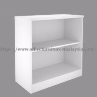 3 ft Open Low White Cabinet OFTFW910