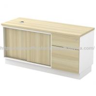 4ft Side Cabinet Sliding Door With 2 Drawer OFSLMSP1226E