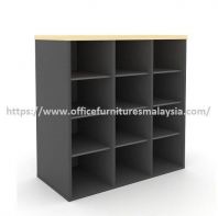 2.73ft High Quality Office 12 Pigeon Hole Low Cabinet OFMPH12820