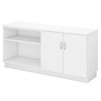 6ft Modish Open Shelf Swinging Door Cabinet OFHQYOD7180