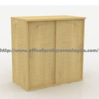 3 ft Office Low File Cabinet with Sliding Doors OFME848L