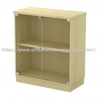 3 ft Lovely Modern Swinging Glass Door Cabinet OFQYG9