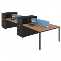 4 ft VersaSpace Office Workstation of 4 Seater OFSR10004-4