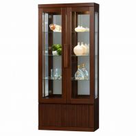 6.6ft Glass Solid Wood Display Cabinet OF2EK436739