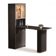 5.66ft Scout Black Bar Table YG10184BK