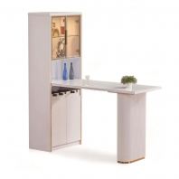 5.66ft Scout White Bar Table YG10184WT