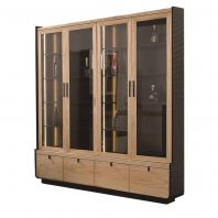 7.66ft Alora Glass Door High Cabinet YG90873