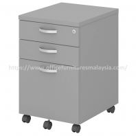 Swish Grey Drawer Mobile Pedestal 2D1F OFHQYMP3G