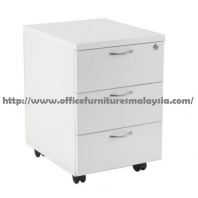 Office Mobile Pedestal 3 Drawers White OFMRZ1