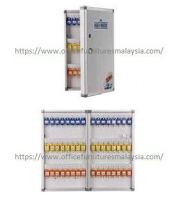 1.6ft Industrial Key Storage Cabinet 48 Keys OFWKCM48
