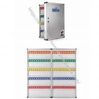 2.61ft Industrial Key Storage Cabinet 150 Keys OFWKCM150