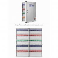 2.1ft Industrial Key Storage Cabinet 96 Keys OFWKCM96