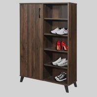 4.33ft 1-Door Shoe Cabinet OFEXG35040
