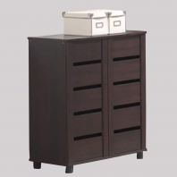 2.46ft 2-Door Chipboard Shoe Cabinet OFEXG35037