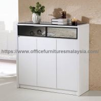 3.33ft Simple Design White Shoe Storage Cabinet YGSC-9509W