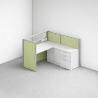 5 ft Vortex 1 Seater Workstation OFFXZC1560-1