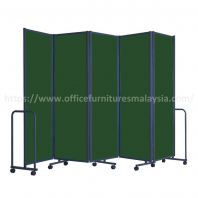 5 Panel Double-Sided Velvet Mobile Display Stand OFMWLP5