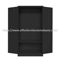 Black Steel Wardrobe Full Height Cabinets OFM200B