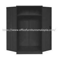 Black Steel Wardrobe Full Height Cabinets OFM199B