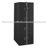 Black Filing Steel Cabinet with 4 Drawer [Locking Bar] OFS106ABLBMB
