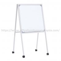 2 ft x 2 ft Magni Frame Mobile Stand Coated Steel Whiteboard OFMCOM22
