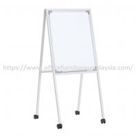 2 ft x 1.5ft Magni Frame Mobile Stand Coated Steel Whiteboard OFMCOM15