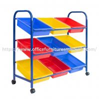 3.18ft 9 Twee Boxes Junior Tray Trolley OFMDX9