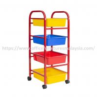 1.16ft 4 Twee Boxes Junior Tray Trolley OFMDX4