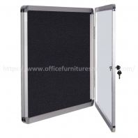 4 ft x 4 ft Display Case Notice Fabric Board OFMDCT44