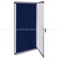 4 ft x 6 ft Display Case Notice Velvet Board OFMDCV46