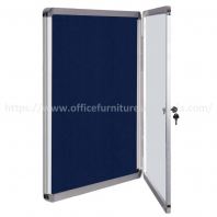 4 ft x 5 ft Display Case Notice Velvet Board OFMDCV45
