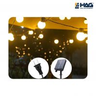 HAG � Raya10M LED Solar Outdoor String Light   Warm White (USB Type C+Remote / Connectable Socket) SFL-1040 FL-1040
