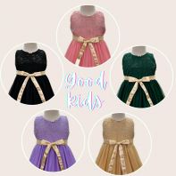 Girls' Classic Ribbon Sleeveless Dress