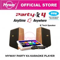 Party K4 All in 1 Karaoke System with Myway 8 inch 3-Way Speaker