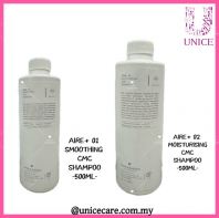 Mucota Aire +01 OR +02 Shampoo 500ml (Refil Pack) free pump dispenser
