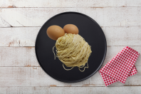 Duck Egg Bamboo Noodle