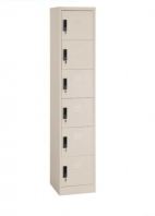 6 COMPARTMENT STEEL LOCKER 