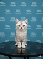 British Short Hair Silver Tabby