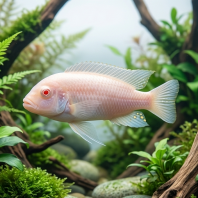 Snow White Cichlid