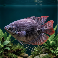 Shortbody Red Tail Gourami