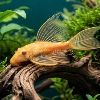 L144 Red Eye Longfin Bristlenose Pleco