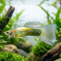White Tail Guppy