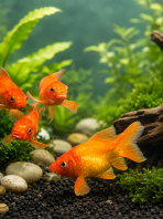 Short Body Orange Butterfly Koi 